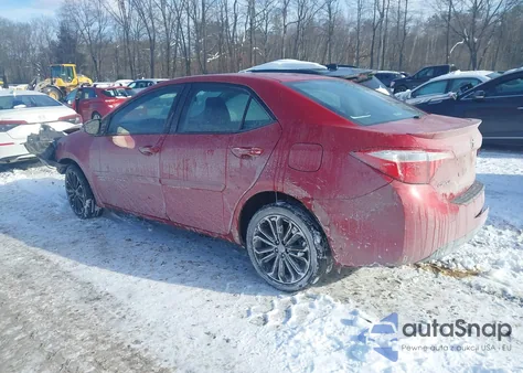 2014 Toyota Corolla S Plus z USA, uszkodzony, nr VIN 2T1BURHE1EC052929